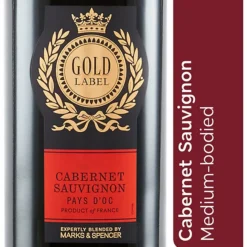 Hot Sale ✔️ Red Wine Gold Label Cabernet Sauvignon - Case Of 6 🎁